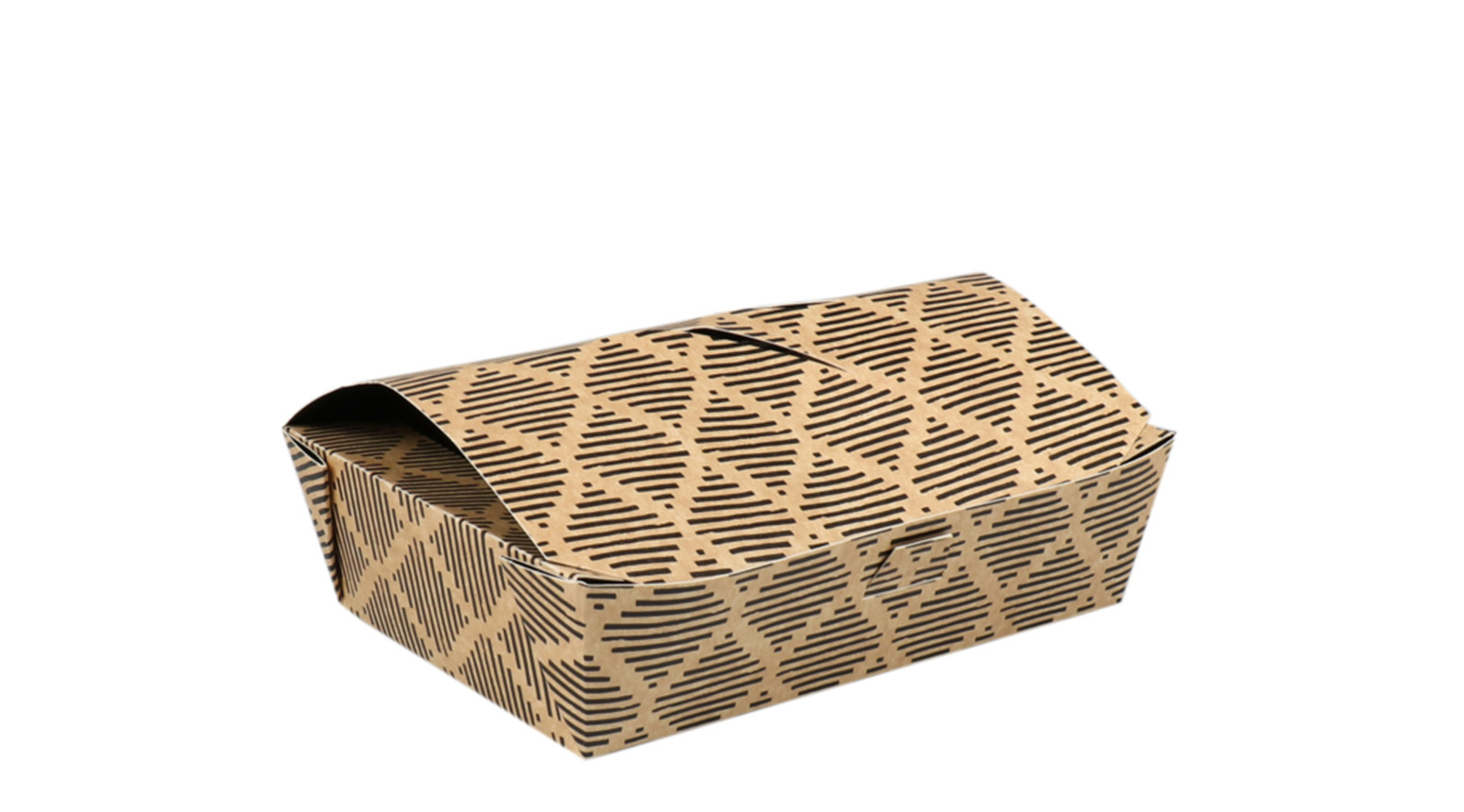 Sushibox mit Klappdeckel, 170 x 115 x 50 mm, schwarz