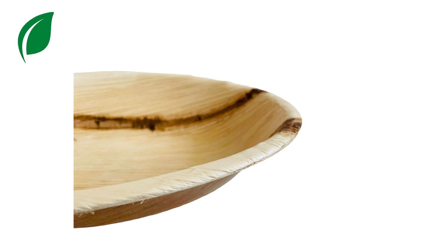 Palmblatt Schale oval 300 x 245 mm, H: 55 mm