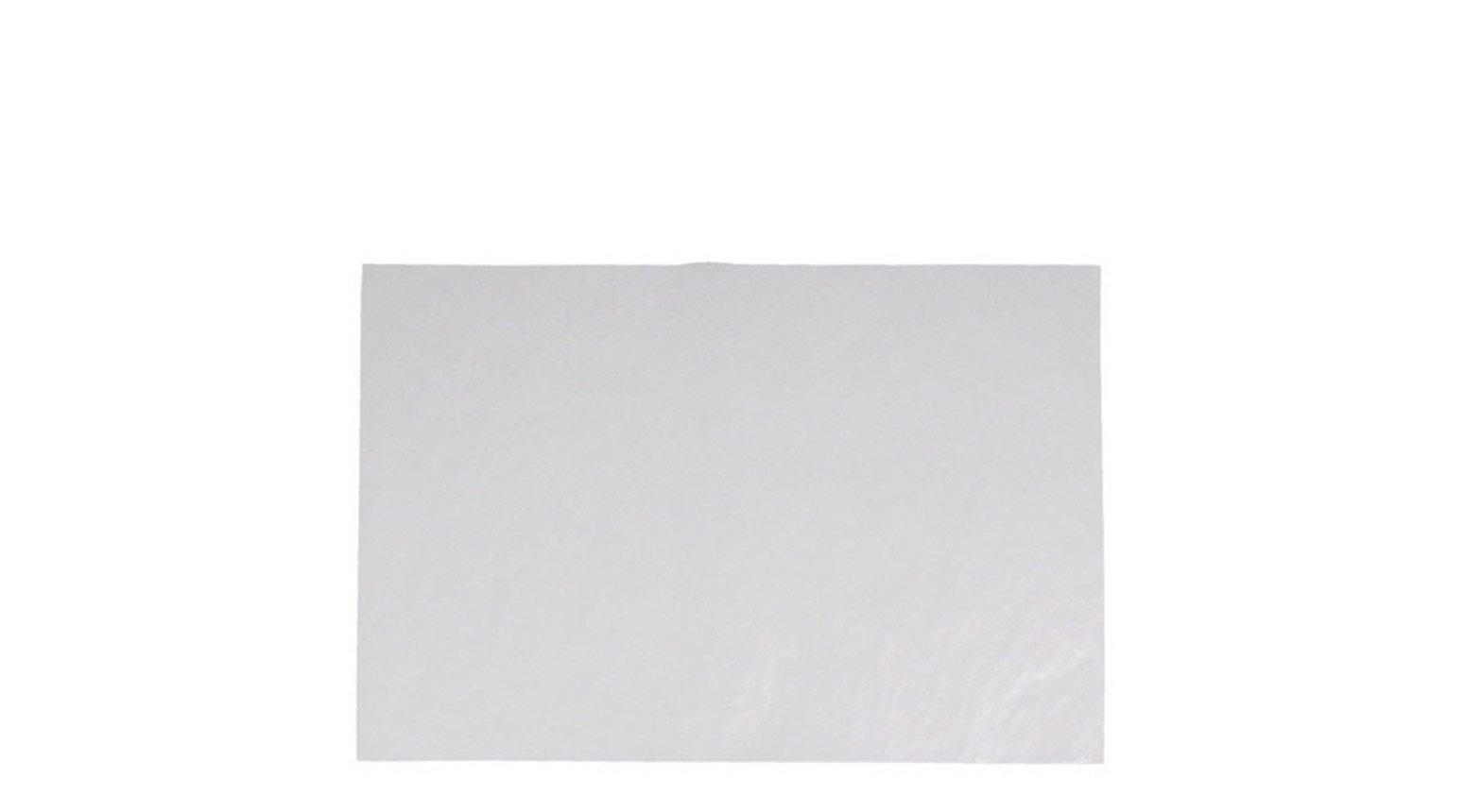 Metzgerkrepp / Saugpapier, 38 x 58 cm, weiss