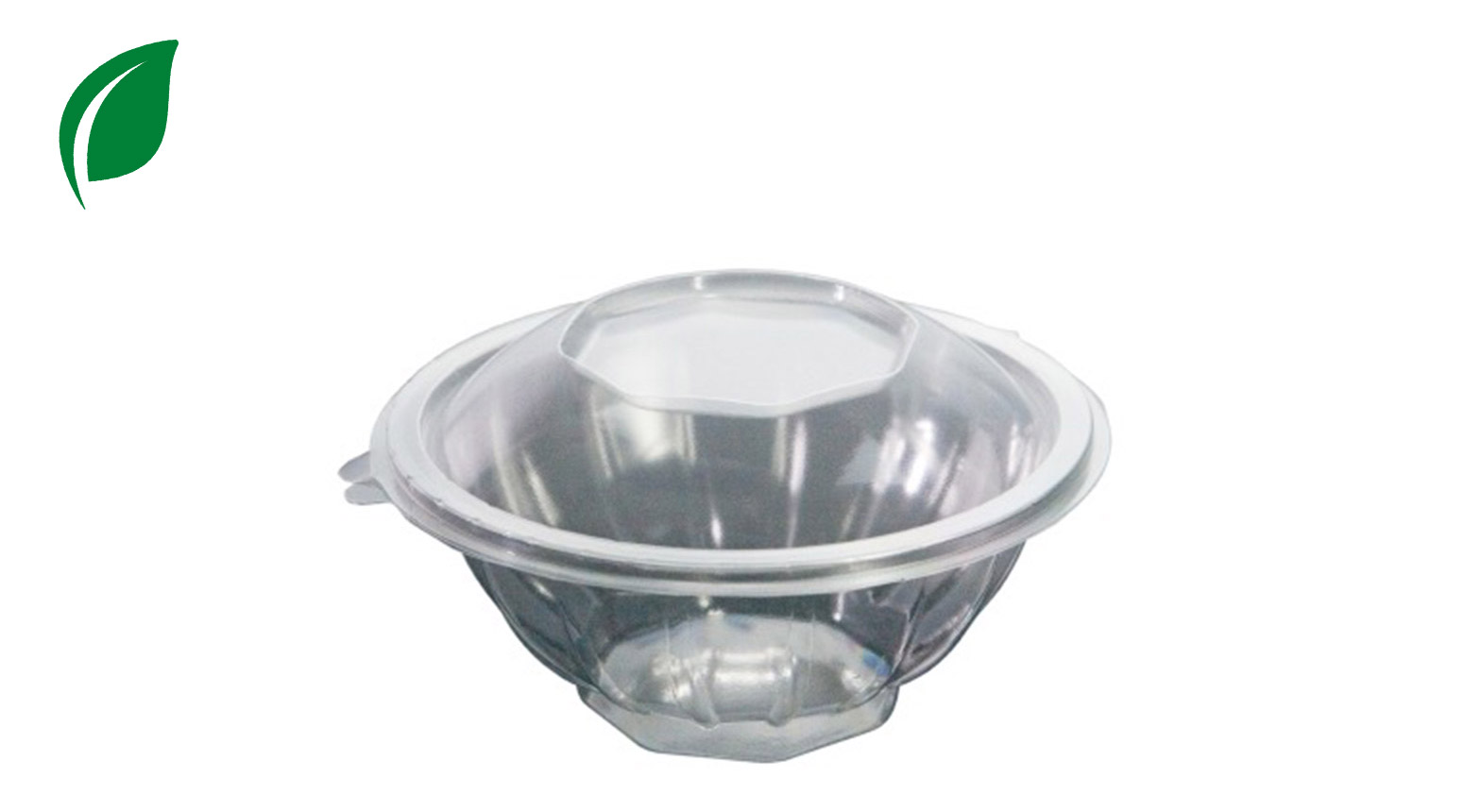 Salatschale rund mit Klappdeckel, 370 ml