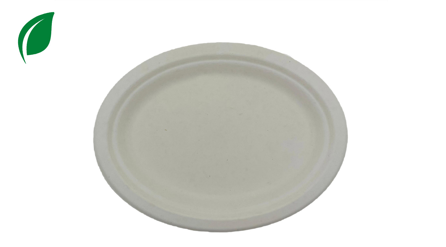 Teller ÖKO-LINE oval, 320 x 250 x 25 mm, weiss