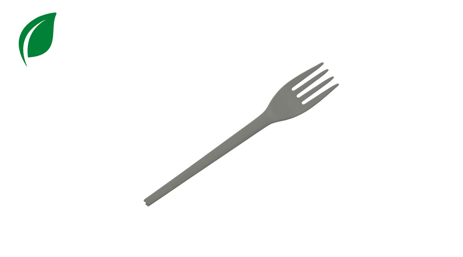 Gabel ÖKO-LINE, einzeln verpackt, 170 mm, CPLA, weiss