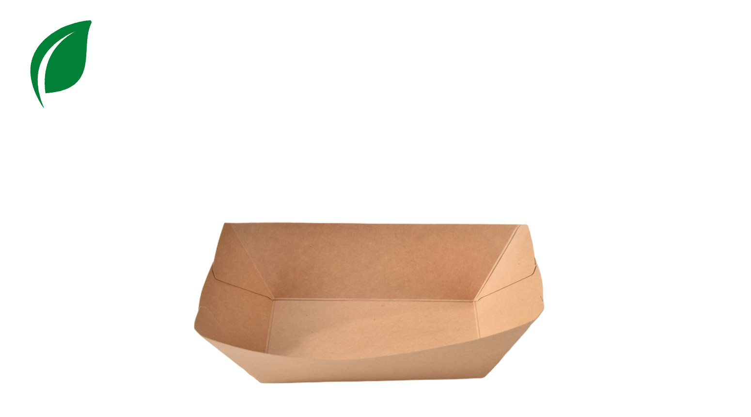 Snackschale #6 ÖKO-LINE, 230 x 167 x 50 mm, Karton, braun