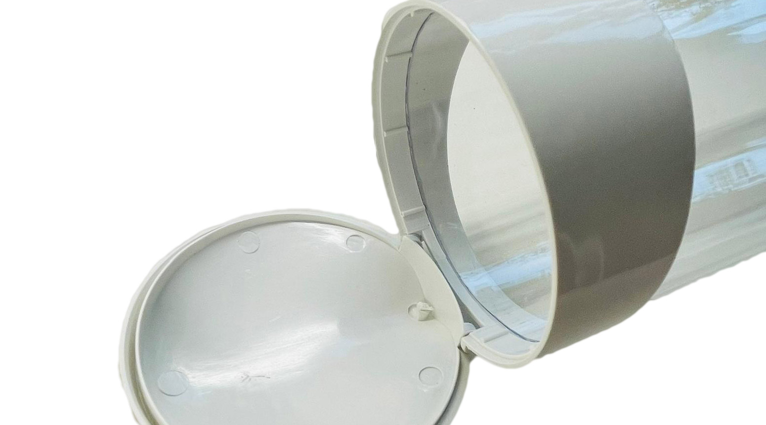 Becherspender für Ø 65 - 75 mm, Wandmontage, PP, weiss