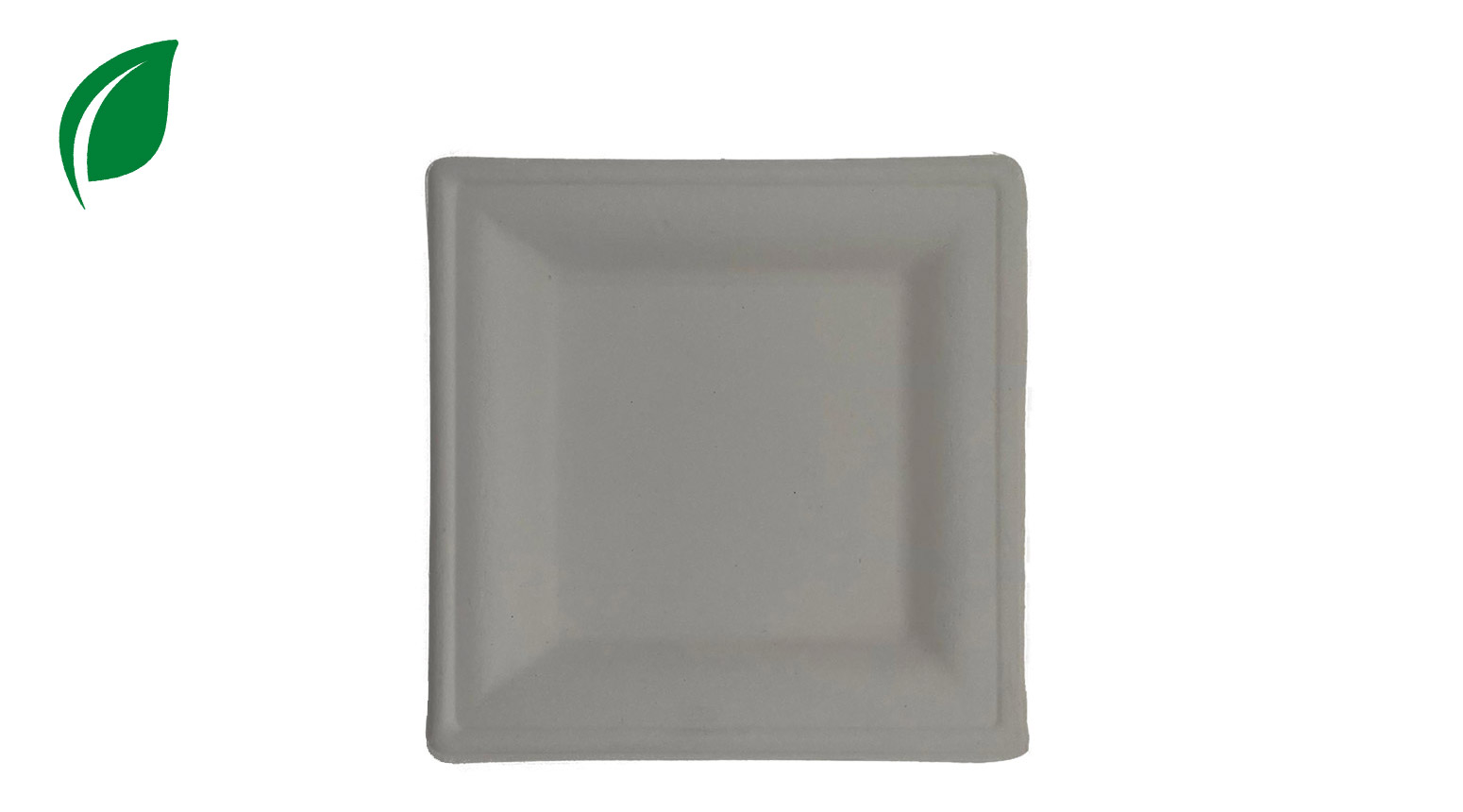 Teller ÖKO-LINE quadratisch, 155 x 155 mm, weiss