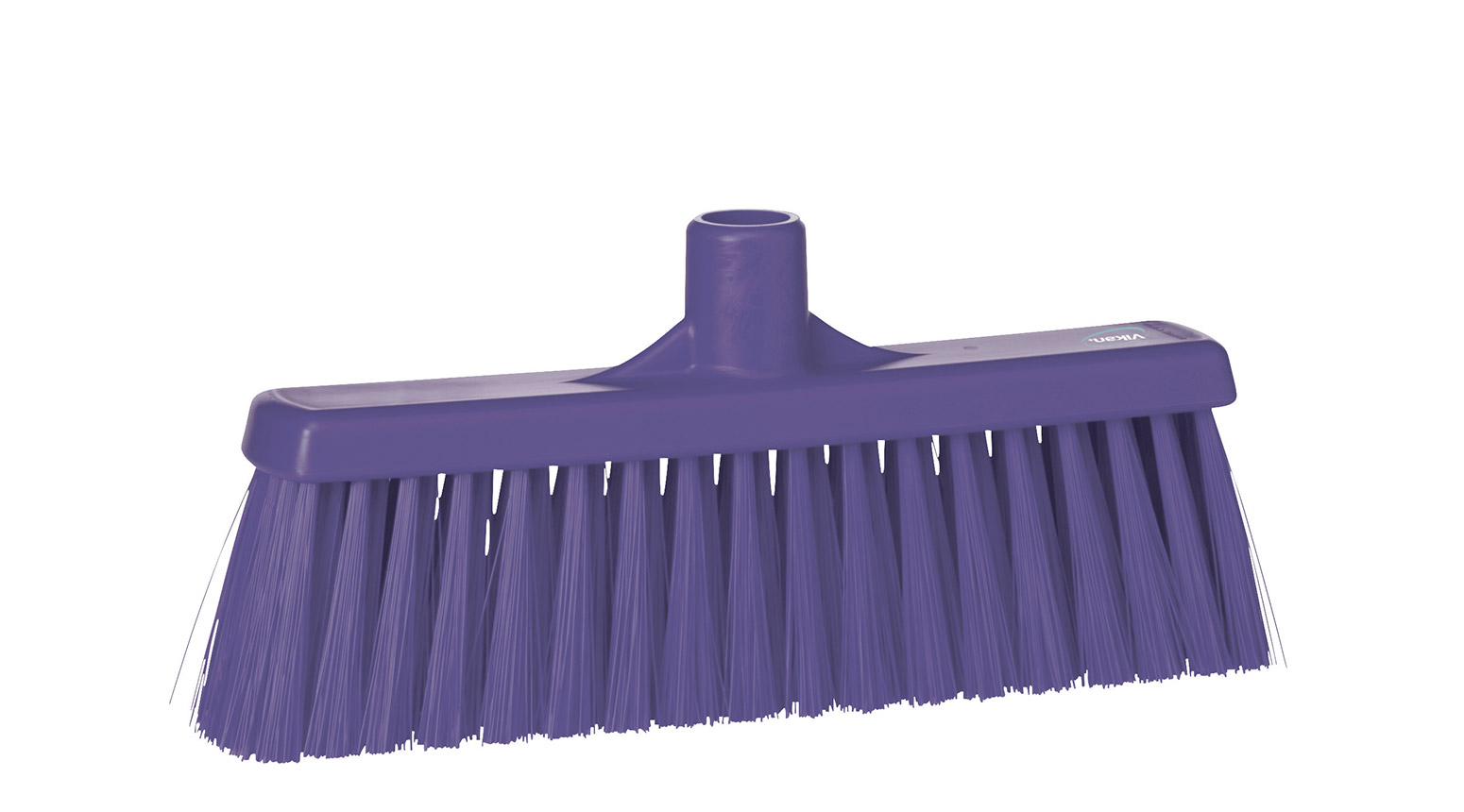 VIKAN Kehrbesen mit Rechtsgewinde, medium, 310 mm, lila