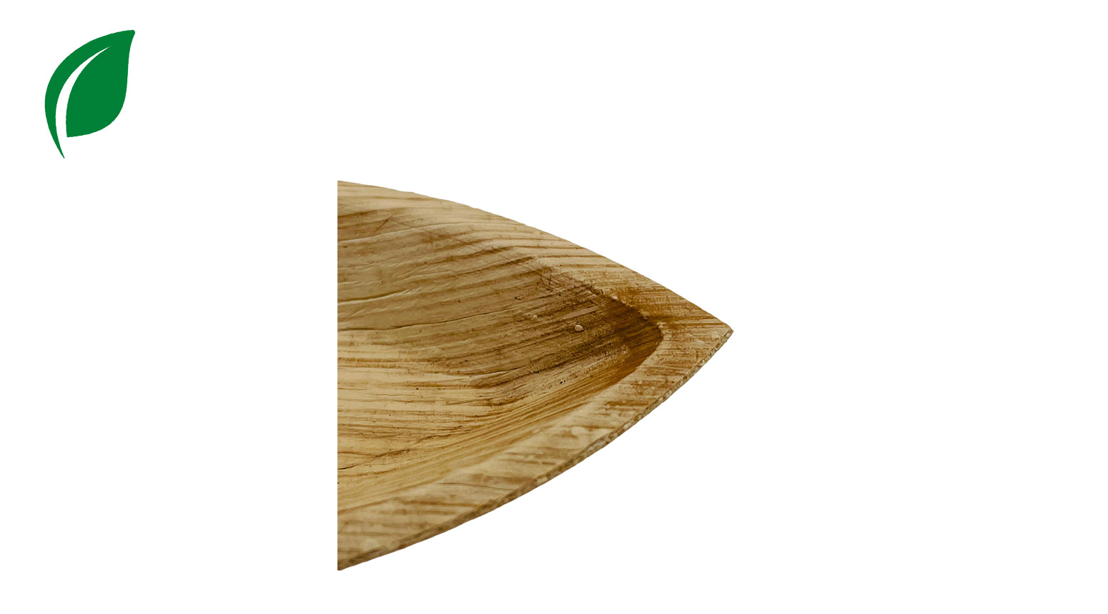 Palmblatt Platte Eye 110 x 60 mm, H: 10 mm