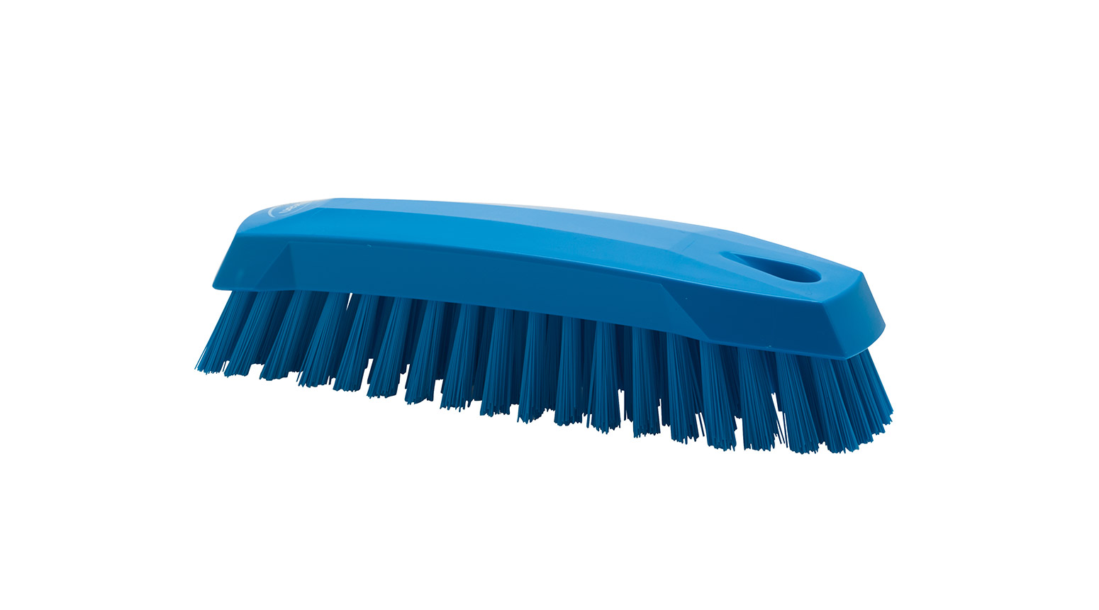 VIKAN Handbürste M, medium, 165 mm, Borstenlänge 26 mm, blau