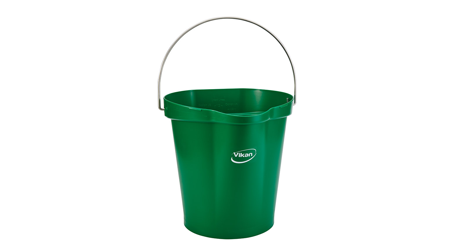 VIKAN Eimer, 12 Liter, grün