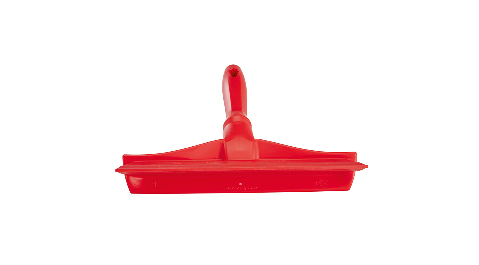 VIKAN Ultra Hygiene Abzieher mit Ministiel, 245 x 104 mm, rot