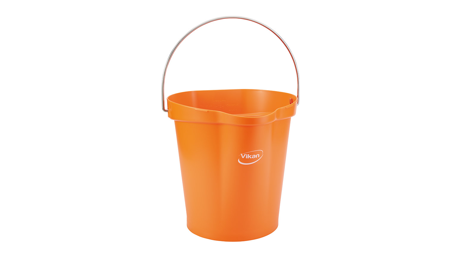 VIKAN Eimer, 12 Liter, orange