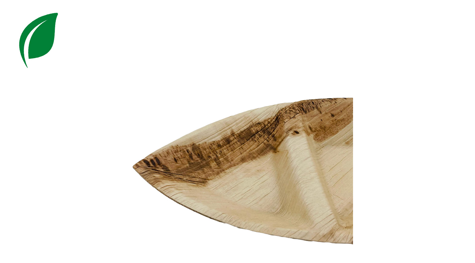 Palmblatt Platte Eye 2-teilig 280 x 150 mm, H: 35 mm