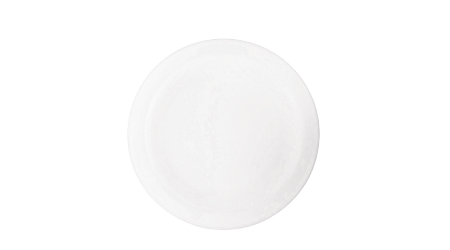 Teller, Mehrwegteller, Ø 270 mm, PP, weiss, inkl. Transportbox
