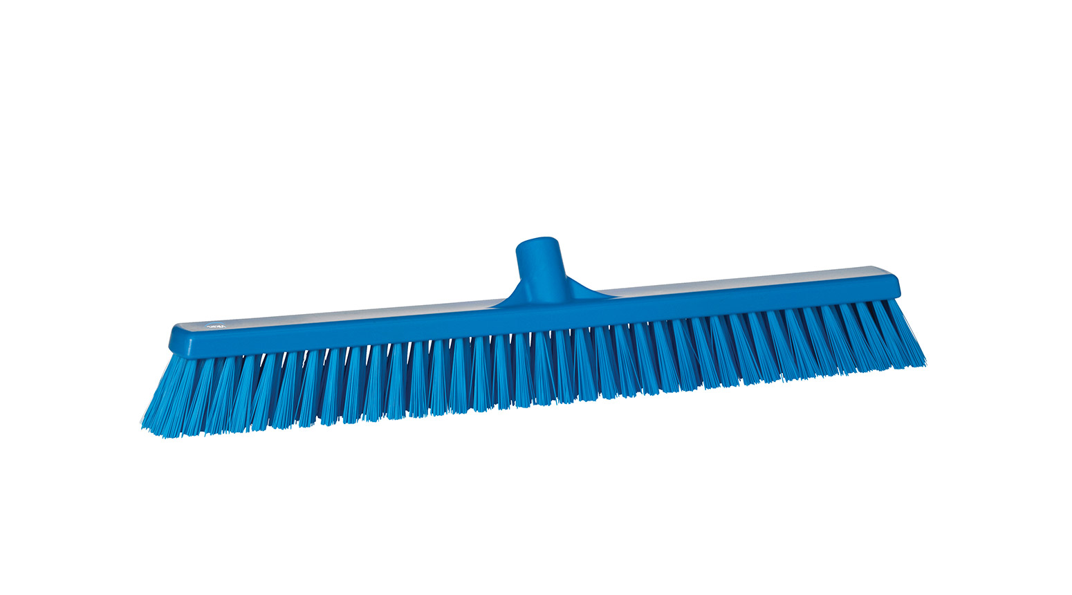 VIKAN Besen, weich/hart, 610 mm, Borstenlänge 58 mm, blau
