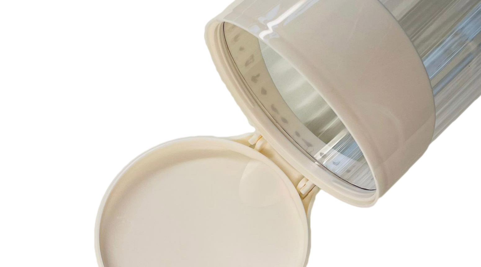 Becherspender für Ø 75 - 92 mm, Wandmontage, PP, weiss