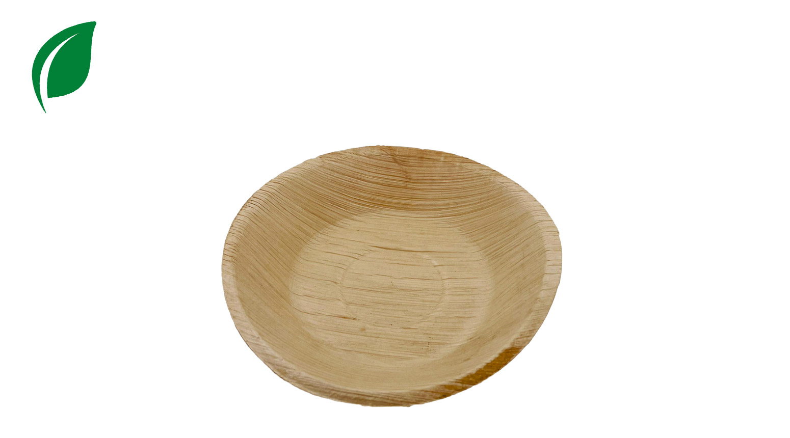 Palmblatt Schale rund Ø 180 mm, H: 30 mm