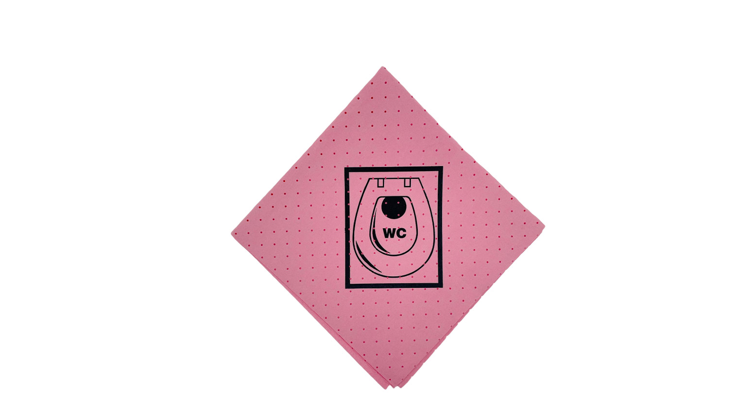 Reinigungstuch Meiko Color mit Piktogramm "WC" rosa