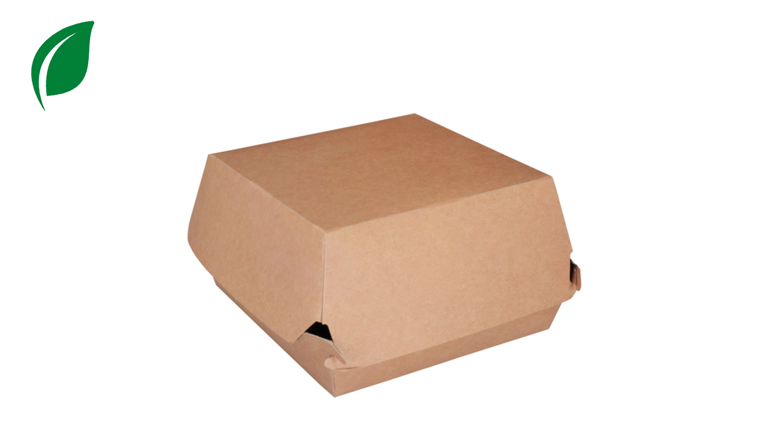 Hamburgerbox, 115 x 115 x 70 mm, Karton, braun