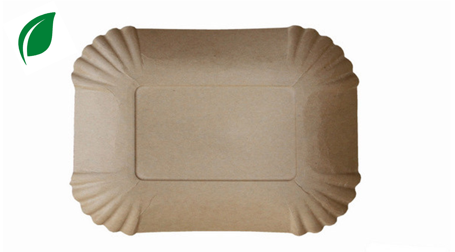 Pommes-Frites Schale ÖKO-LINE, 195 x 110 x 32 mm, braun