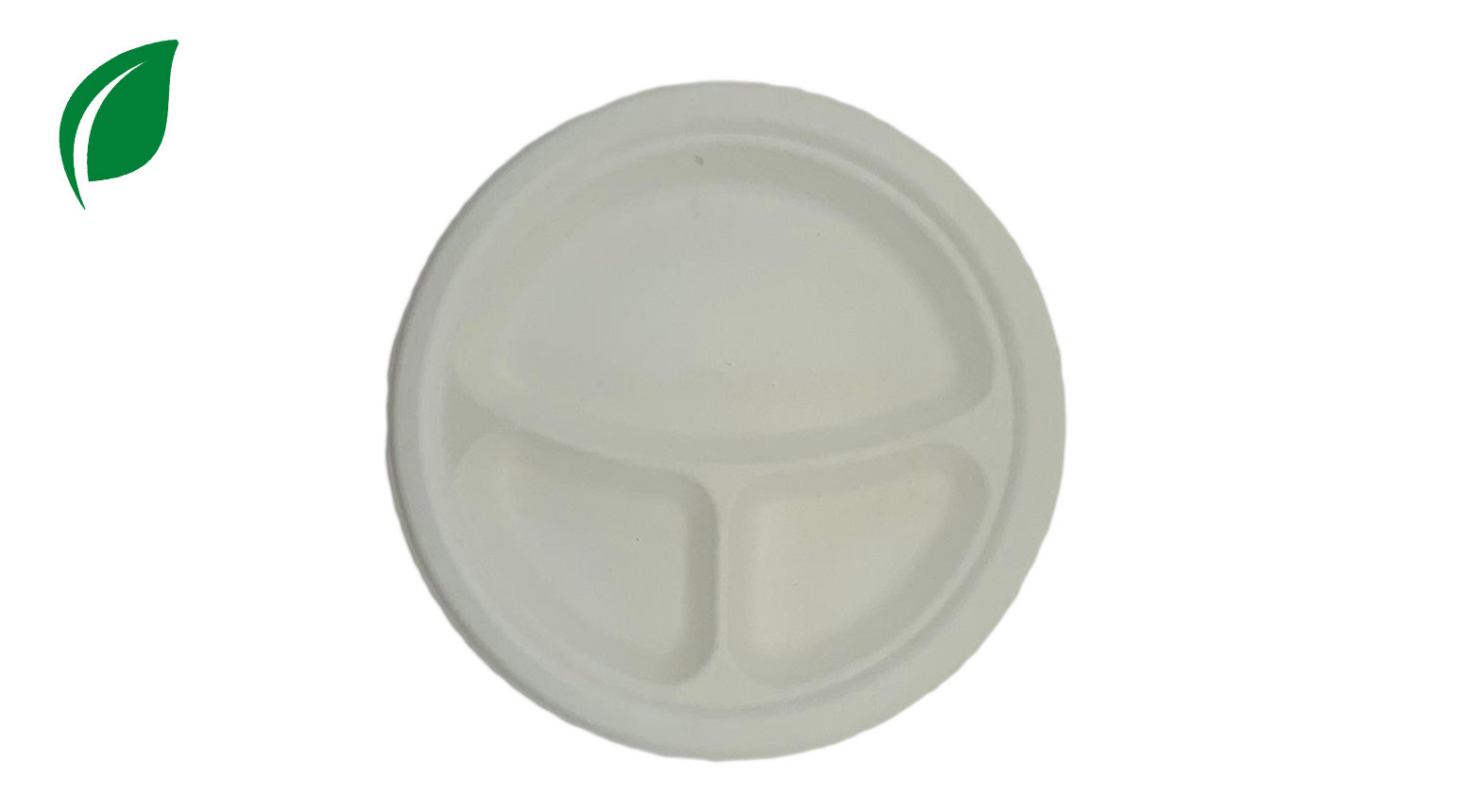 Teller ÖKO-LINE 3-teilig, rund, Ø 260 mm, weiss