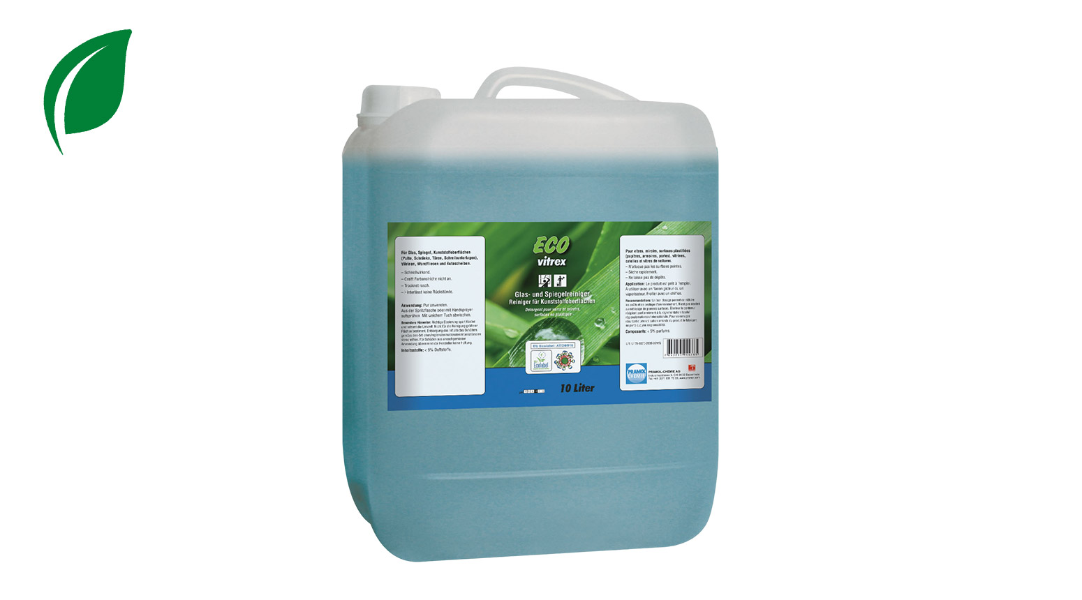 ECO - Vitrex Glas- und Spiegelreiniger, Kanister