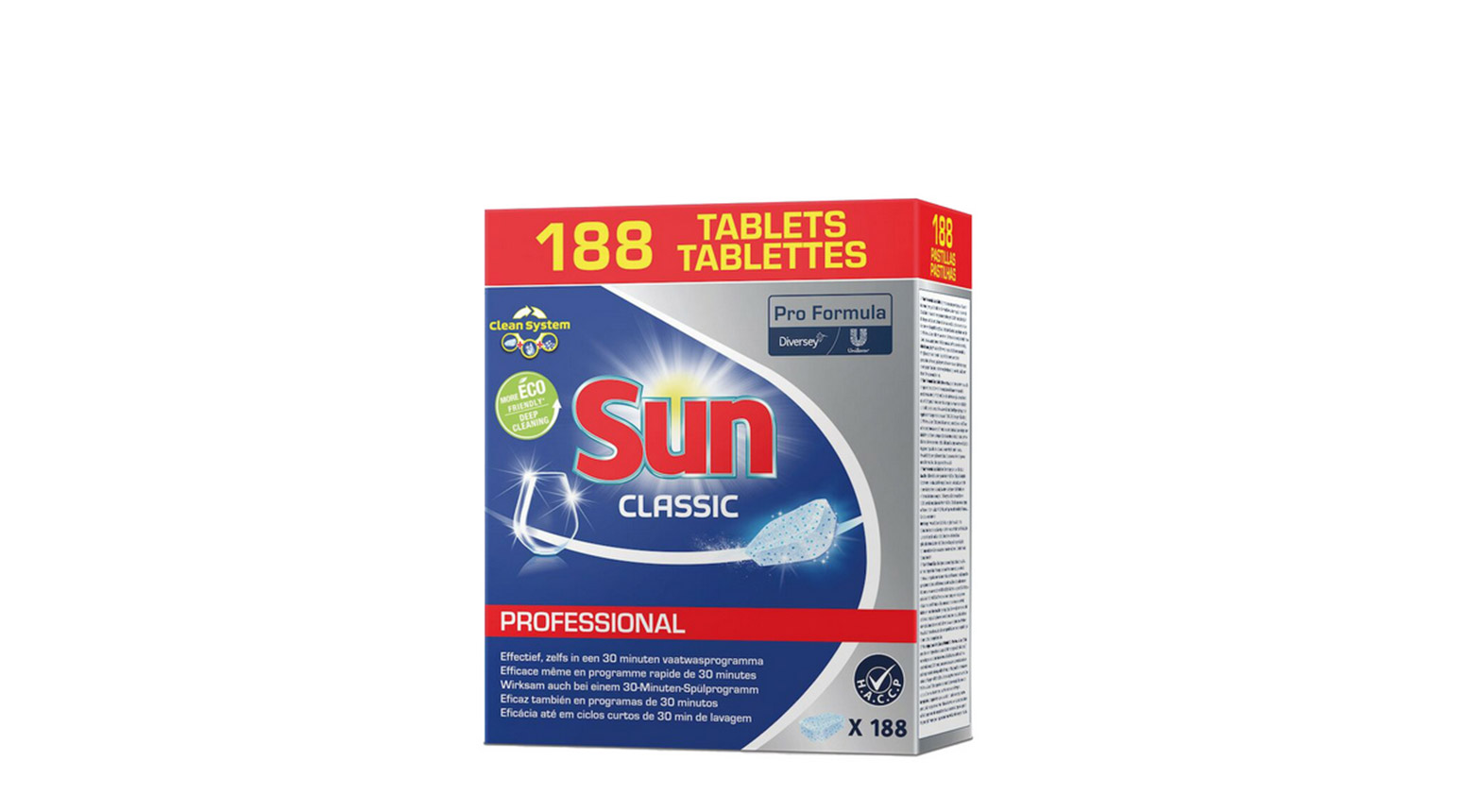 Sun Professional Classic Tabs, Geschirrspültabs, parfümiert, 4 x 188 Tabs