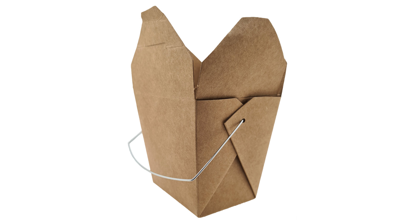 Foodbox mit Henkel, 900 ml, braun