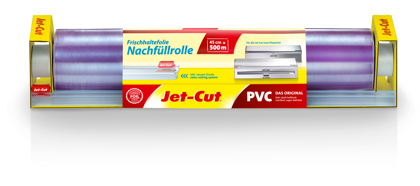 Frischhaltefolie Jet-Cut Nachfüllrolle, 45 cm x 500 m
