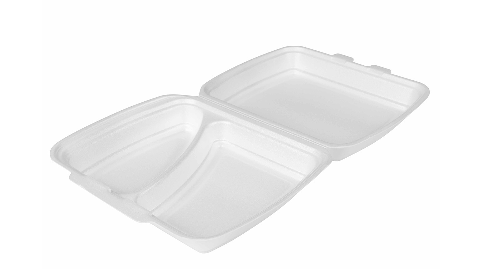 Menübox mit Klappdeckel, 2-teilig, weiss