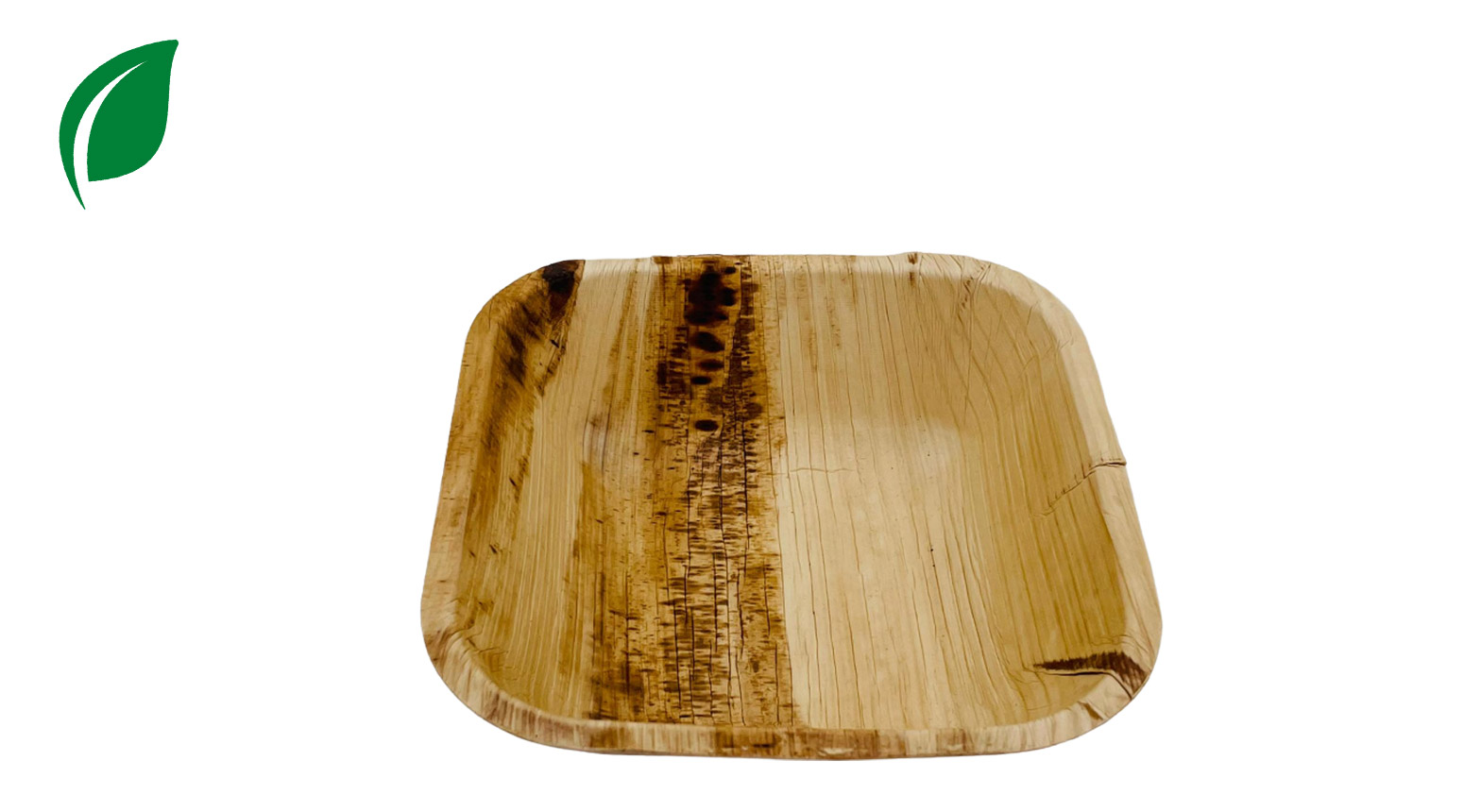 Palmblatt Schale quadratisch 140 x 140 x 45 mm