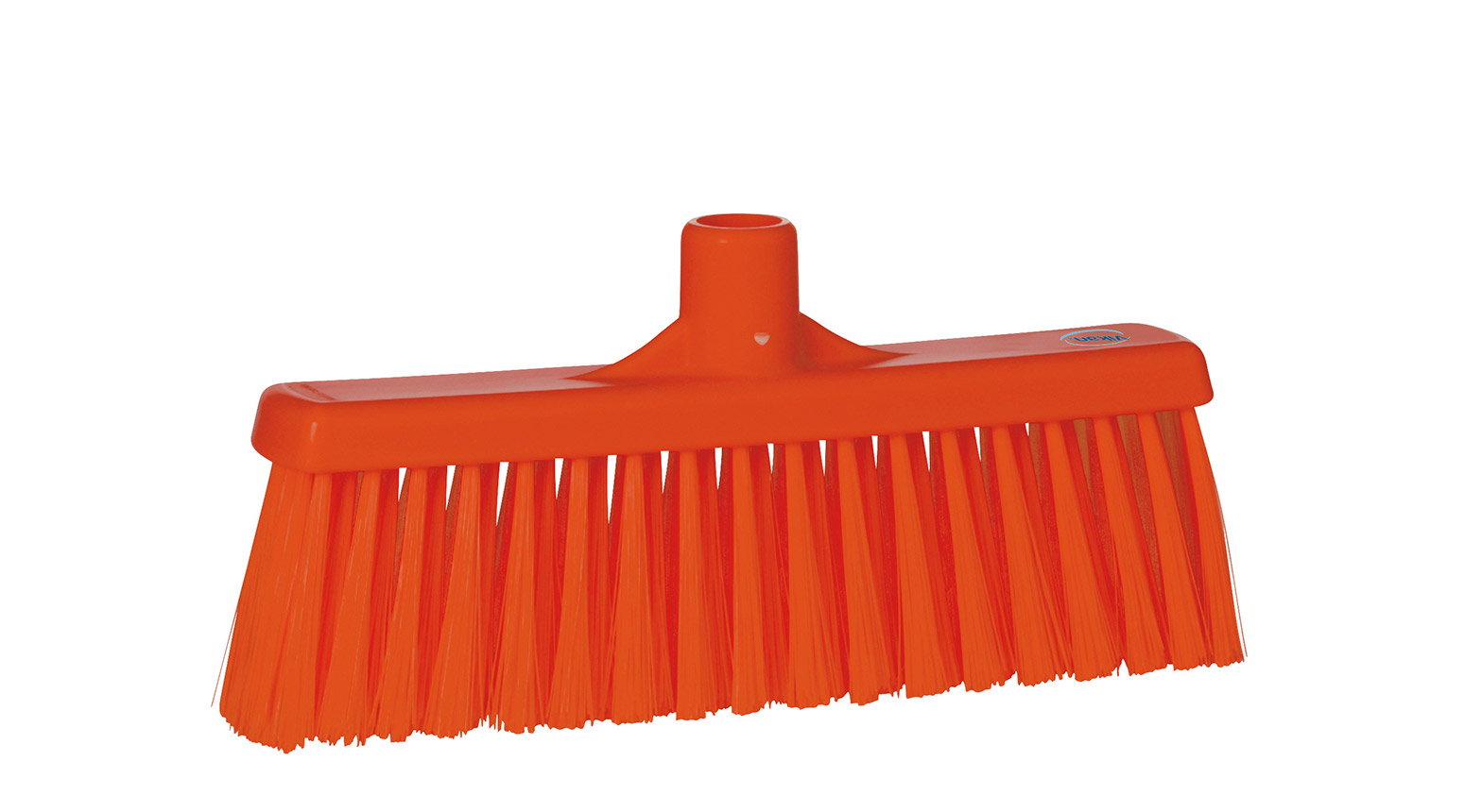 VIKAN Kehrbesen mit Rechtsgewinde, medium, 310 mm, orange