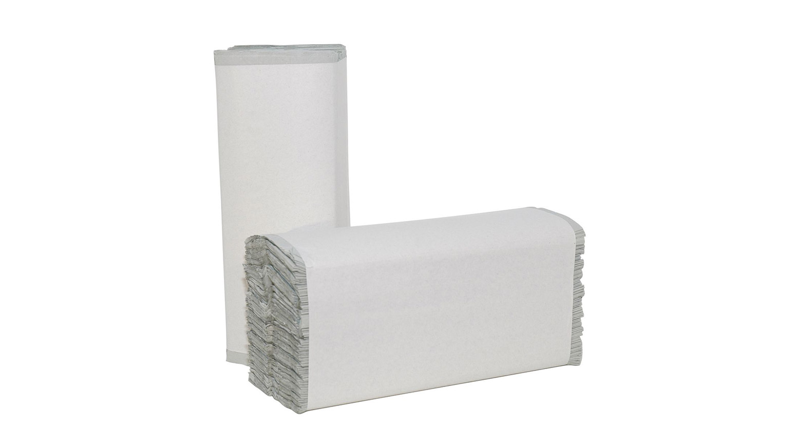 Falthandtuch recycling, 2-lagig, 24 x 24 cm, Z-Falz, nature