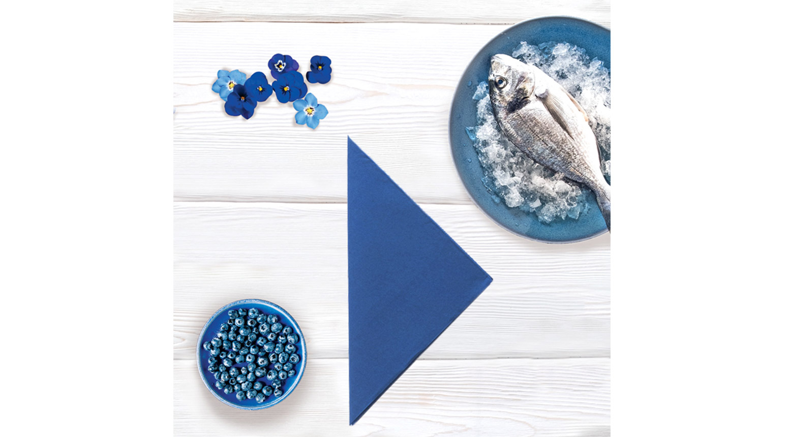 Serviette Airwave blue