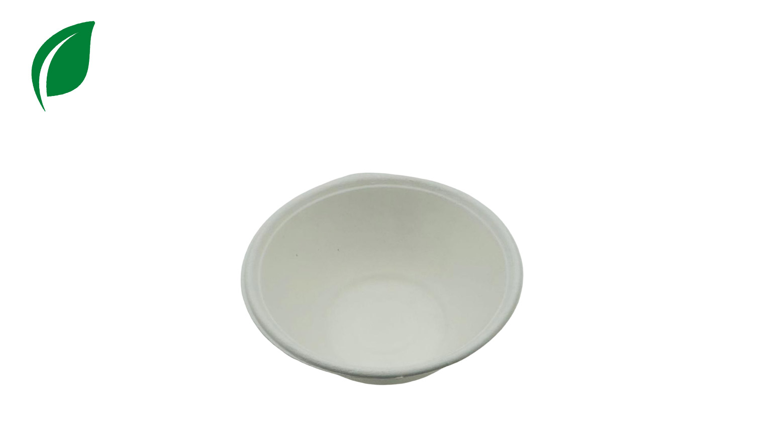 Schale ÖKO-LINE rund 250 ml, Ø 115 mm, H: 44 mm, Pflanzenfasern, weiss