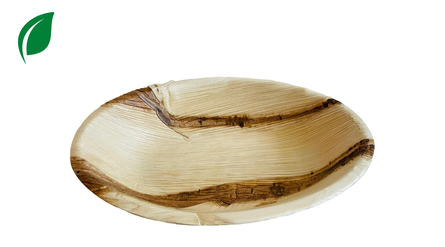 Palmblatt Schale oval 300 x 245 mm, H: 55 mm
