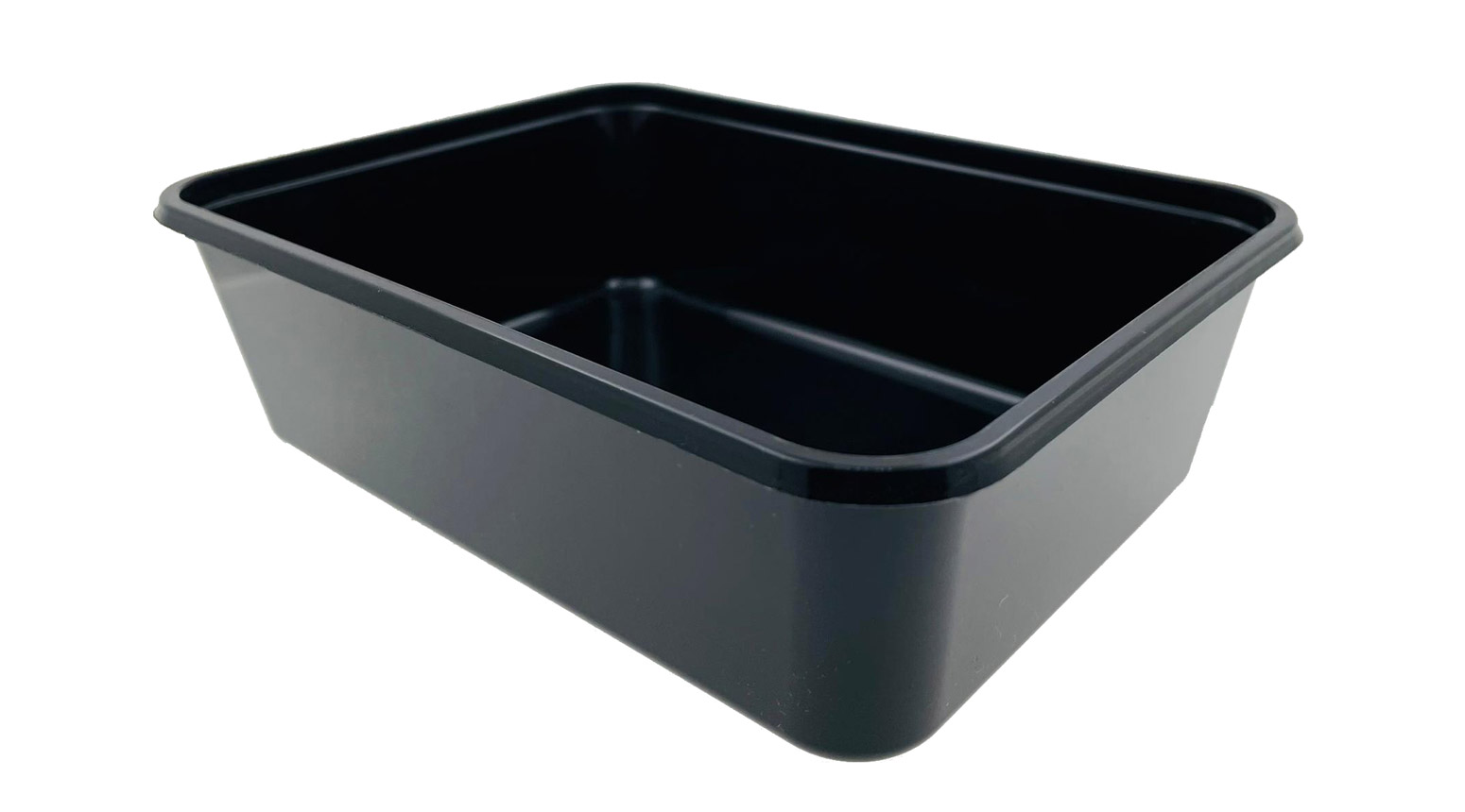 Menüschale "Premium", 1-teilig, 1'000 ml, schwarz